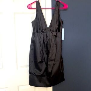London Times Little Black CupCake Strapless Cocktail Mini Dress Size 8